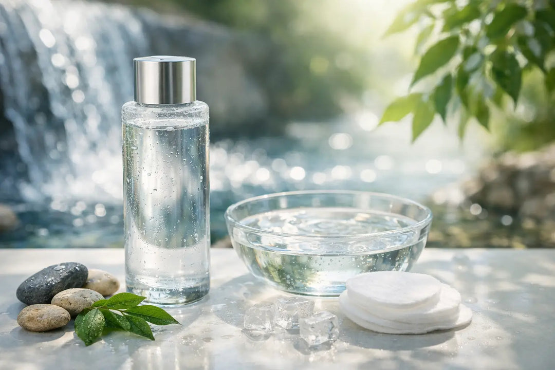 Mineral Water Toner for a Fresh, Healthy Glow